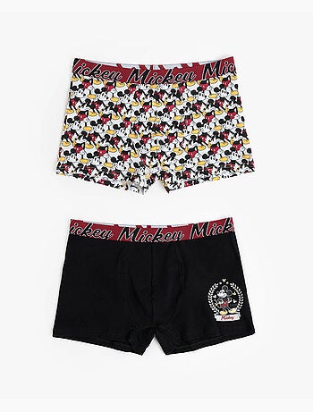 DISNEY Calzoncillo/Bóxer Mickey King para Hombre, (Caja de 2 unidades)