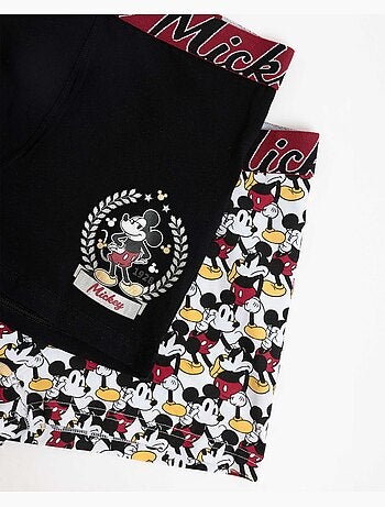 DISNEY Calzoncillo/Bóxer Mickey King para Hombre, (Caja de 2 unidades)