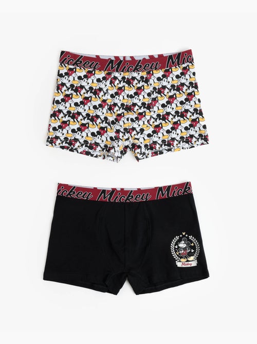 DISNEY Calzoncillo/Bóxer Mickey King para Hombre, (Caja de 2 unidades) - Kiabi DISNEY Calzoncillo/Bóxer Mickey King para Hombre, (Caja de 2 unidades) - Kiabi