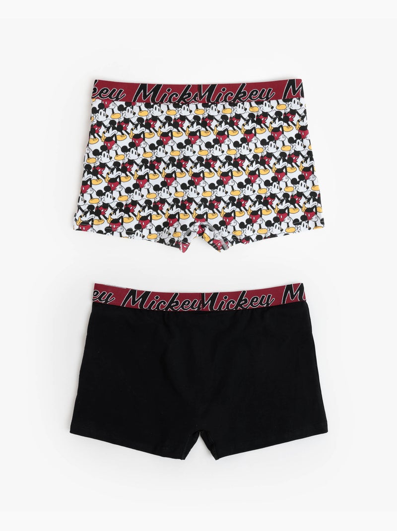 DISNEY Calzoncillo/Bóxer Mickey King para Hombre, (Caja de 2 unidades) Multicolor - Kiabi