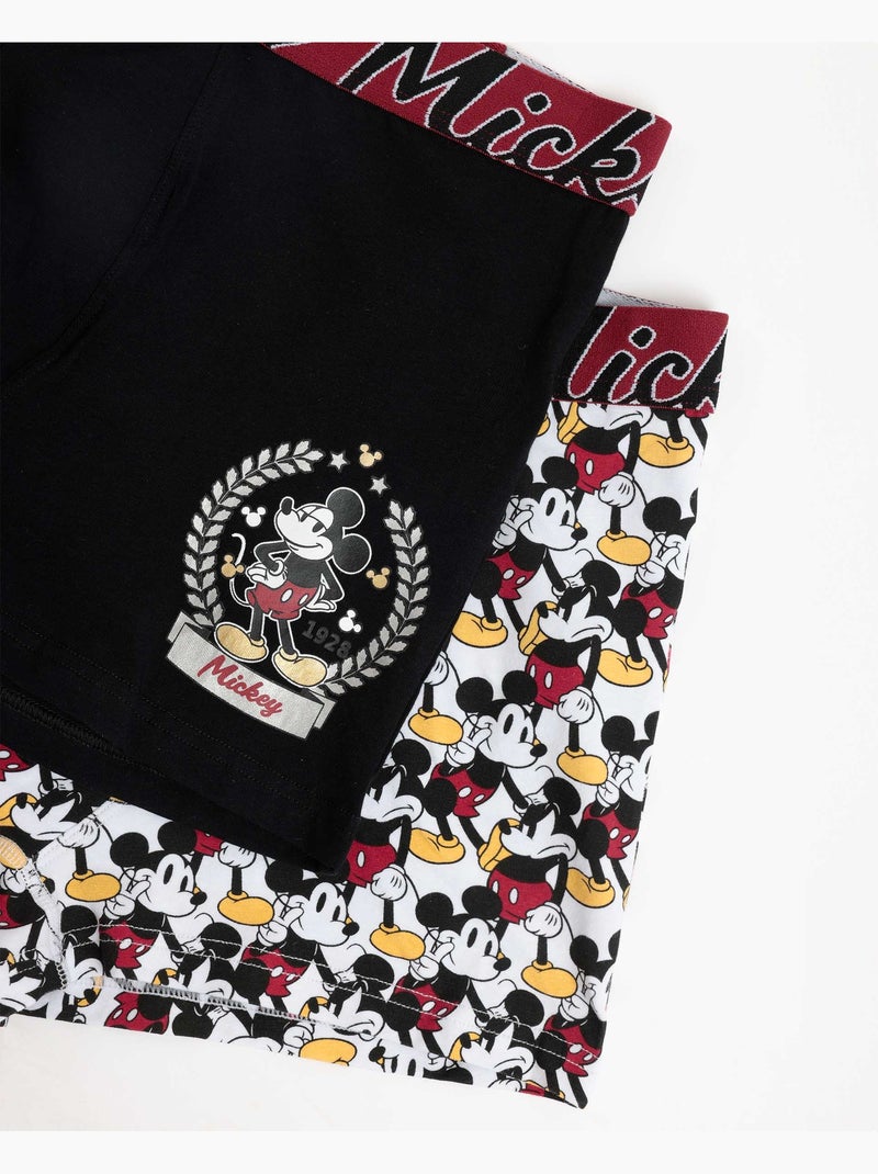 DISNEY Calzoncillo/Bóxer Mickey King para Hombre, (Caja de 2 unidades) Multicolor - Kiabi