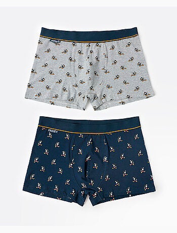 DISNEY Calzoncillo/Boxer Pixel Classic para Hombre, (Caja de 2 unidades)