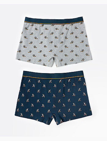 DISNEY Calzoncillo/Boxer Pixel Classic para Hombre, (Caja de 2 unidades)