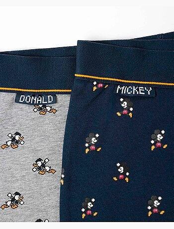 DISNEY Calzoncillo/Boxer Pixel Classic para Hombre, (Caja de 2 unidades)