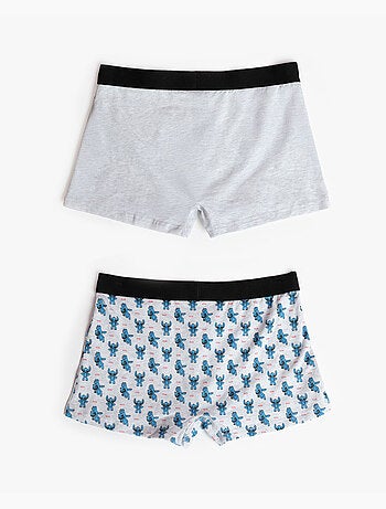 DISNEY Calzoncillo/Boxer Stitch Anime para Hombre, (Caja de 2 unidades)