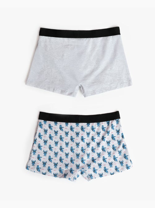 DISNEY Calzoncillo/Boxer Stitch Anime para Hombre, (Caja de 2 unidades) - Kiabi
