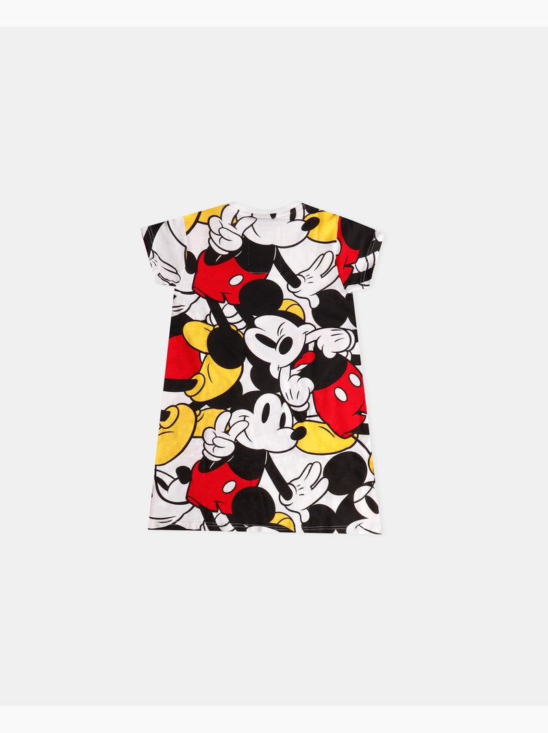 DISNEY Camisola Manga Corta Big Mickey para Niña Rojo - Kiabi