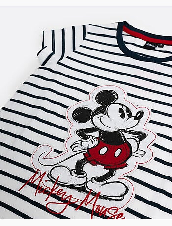 DISNEY Camisola Manga Corta Mickey Patch para Niña