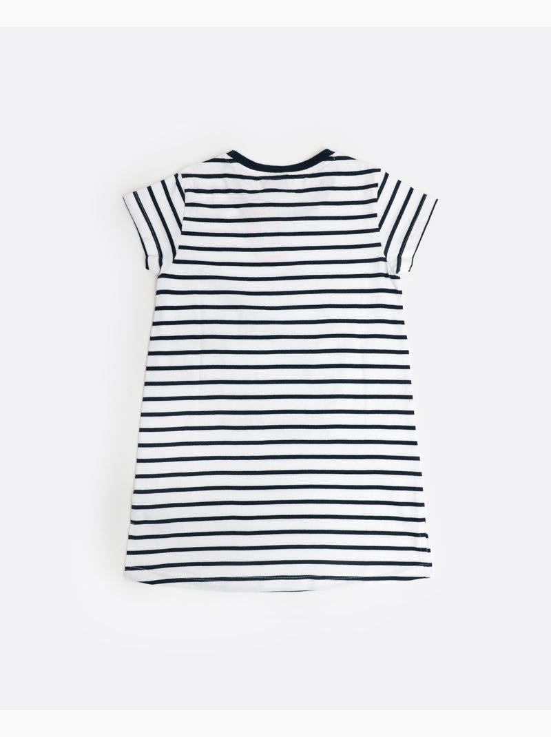 DISNEY Camisola Manga Corta Mickey Patch para Niña Azul marino - Kiabi