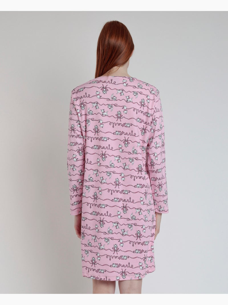 DISNEY Camisola Manga Larga Estampada Tapeta Marie para Mujer Rosa - Kiabi