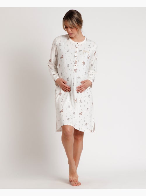 DISNEY Camisola Manga Larga Maternity Bambi You are so Loved para Mujer - Kiabi