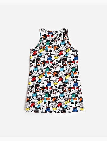 DISNEY Camisola Sin Mangas Mickey Fluor para Niña