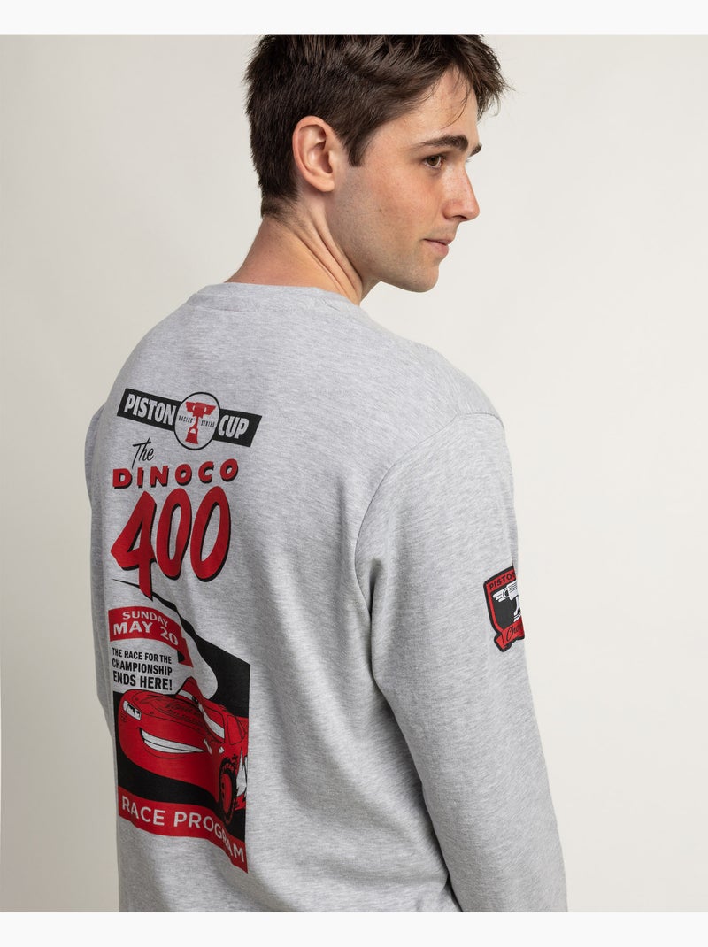 DISNEY CARS Pijama Manga Larga Piston Cup para Hombre Gris jaspeado - Kiabi