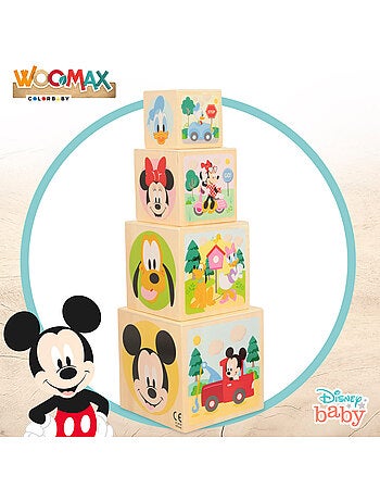 Disney Cubos de madera con formas WOOMAX