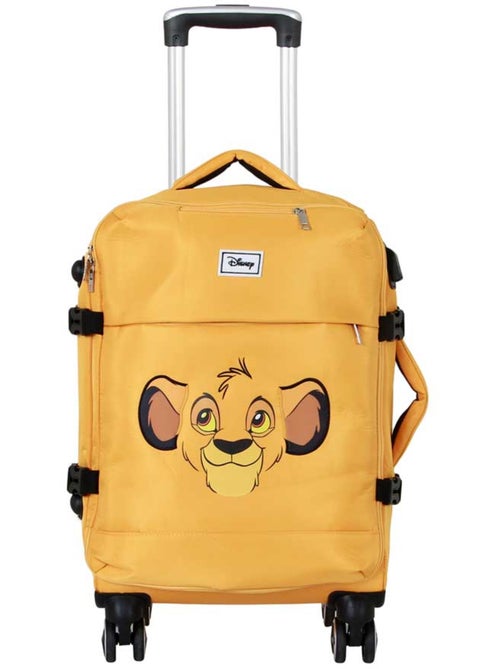 Disney El Rey León Face Maleta de Cabina 4 Ruedas, Amarillo - Kiabi