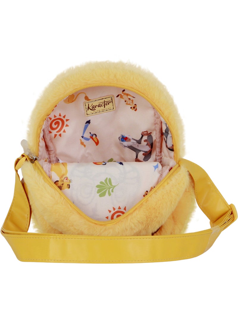 Disney El Rey León Sit Bolso Bandolera Cuadrado Plush, Amarillo Amarillo - Kiabi