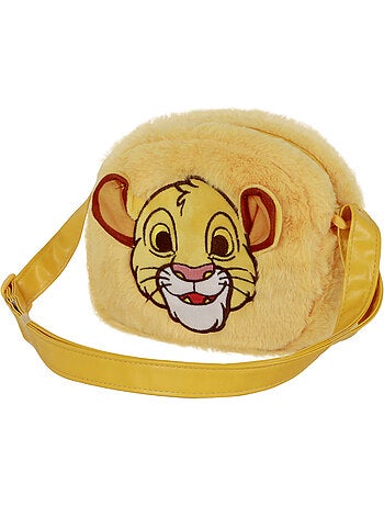 Disney El Rey León Sit Mini Bolso Bandolera Plush, Amarillo
