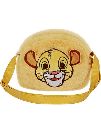 Disney El Rey León Sit Mini Bolso Bandolera Plush, Amarillo