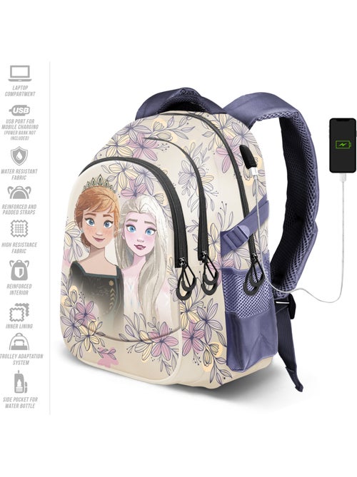 Disney Frozen 2 Emotion Mochila Running PLUS, Beige - Kiabi Disney Frozen 2 Emotion Mochila Running PLUS, Beige - Kiabi