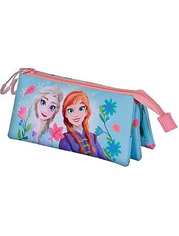 Disney Frozen 2 Heart Estuche Portatodo Triple, Azul
