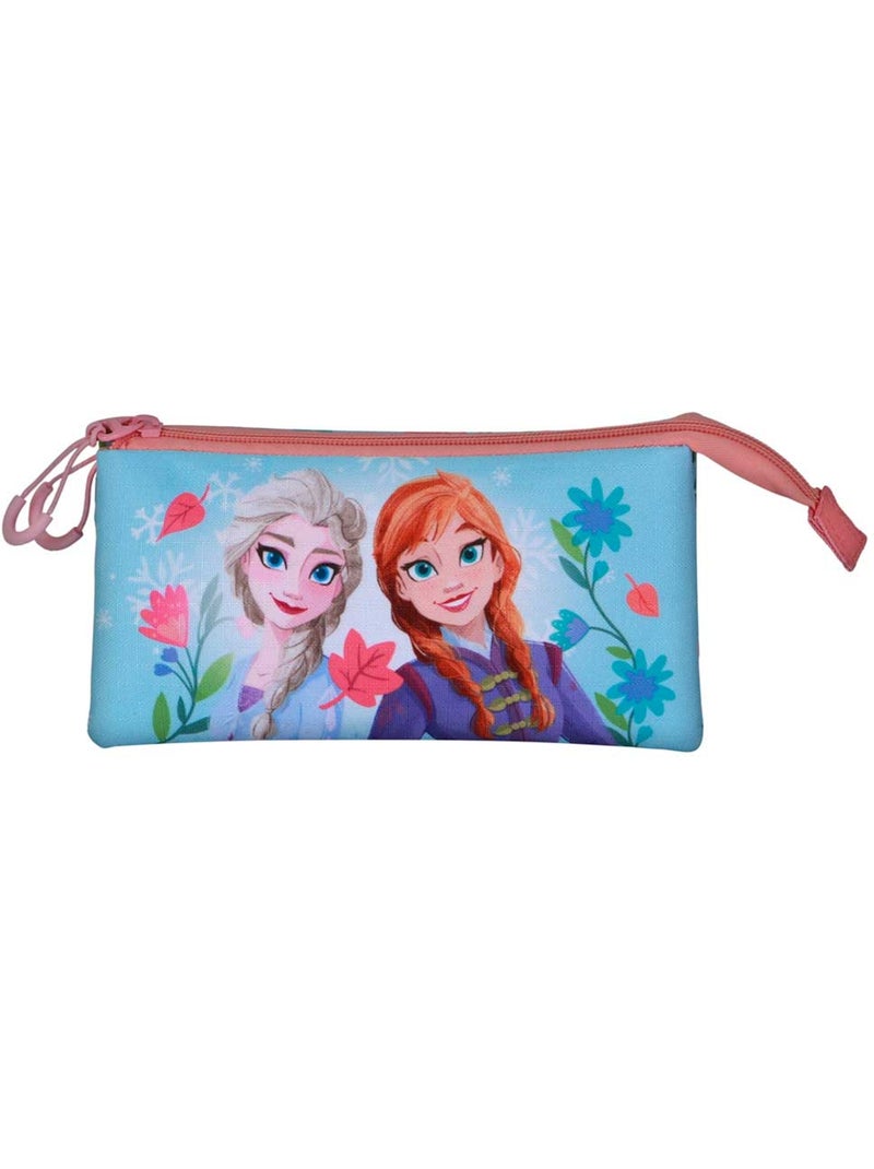 Disney Frozen 2 Heart Estuche Portatodo Triple, Azul Azul - Kiabi