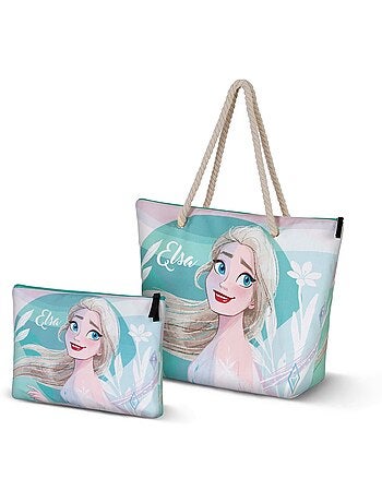 Disney Frozen 2 Summer Bolsa de Playa Soleil, Azul