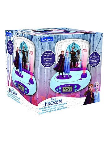 Disney Frozen II Reloj proyector con sonidos