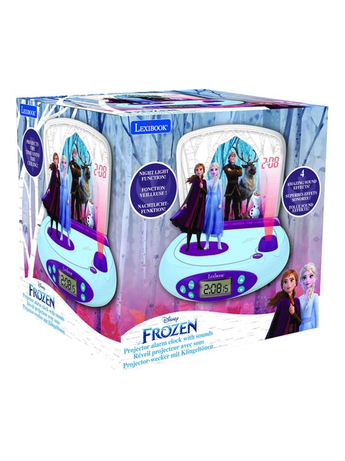 Disney Frozen II Reloj proyector con sonidos - Kiabi