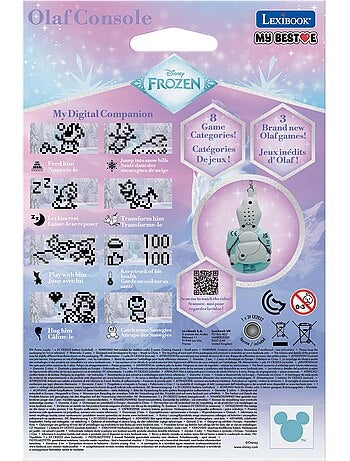 Disney Frozen My Best-E® consola con pantalla LCD y 3 juegos del universo Disney Frozen