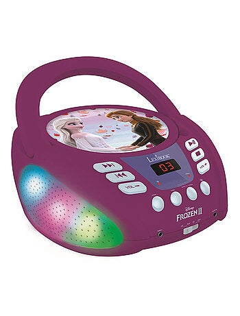 Disney Frozen Reproductor de CD Bluetooth con luces