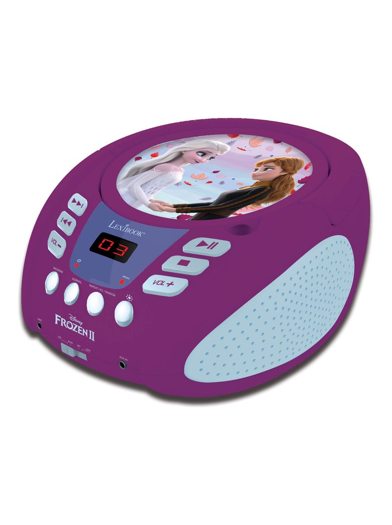 Disney Frozen Reproductor de CD Bluetooth con luces Violeta - Kiabi