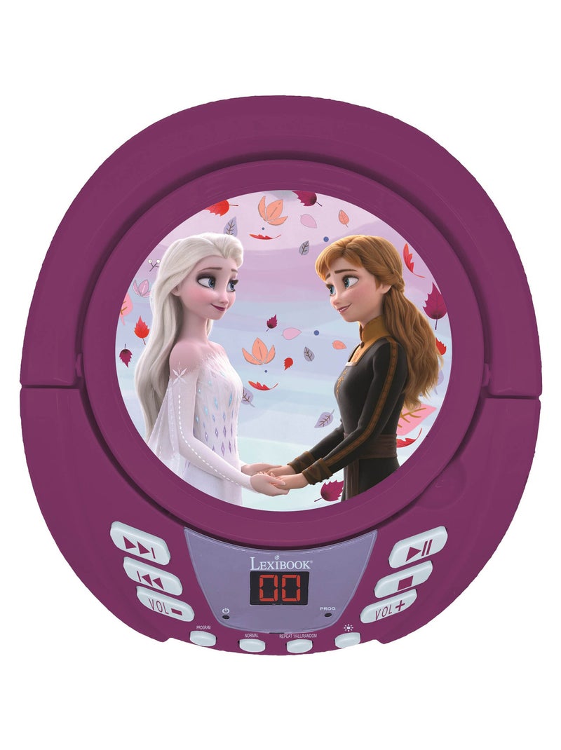 Disney Frozen Reproductor de CD Bluetooth con luces Violeta - Kiabi