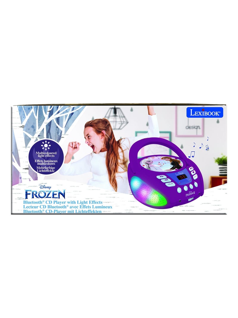 Disney Frozen Reproductor de CD Bluetooth con luces Violeta - Kiabi