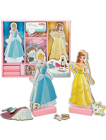 Disney Juego magnético princesas vestidos WOOMAX