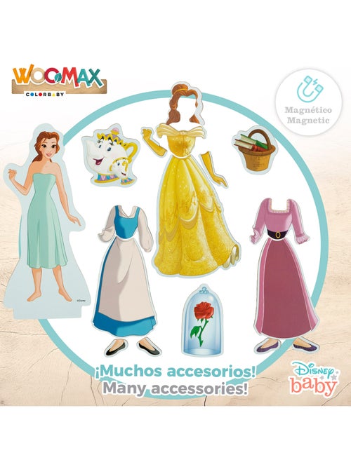 Disney Juego magnético princesas vestidos WOOMAX - Kiabi