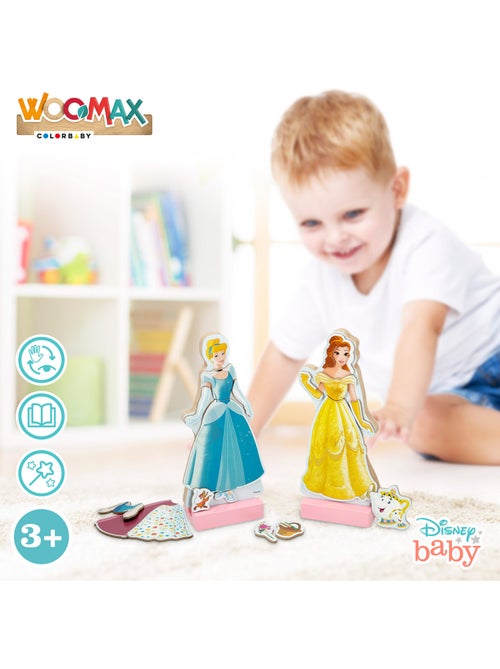 Disney Juego magnético princesas vestidos WOOMAX - Kiabi