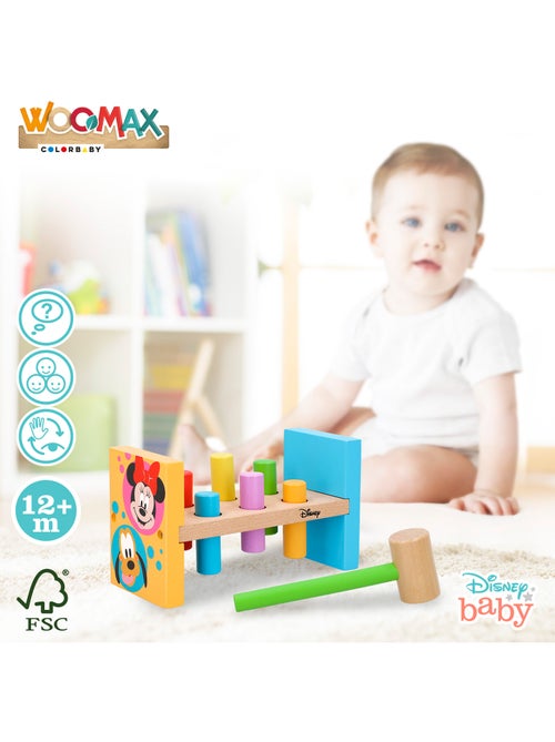 Disney juego martillo y bloques de madera woomax - Kiabi