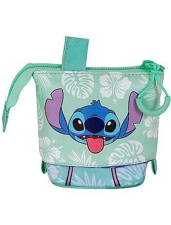 Disney lilo y stitch aloha estuche portatodo cute + 2 bolígrafos de gel borrables, azul