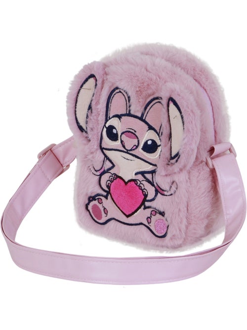 Disney Lilo y Stitch Angel Heart Bolso Bandolera Action Plush, Rosa - Kiabi