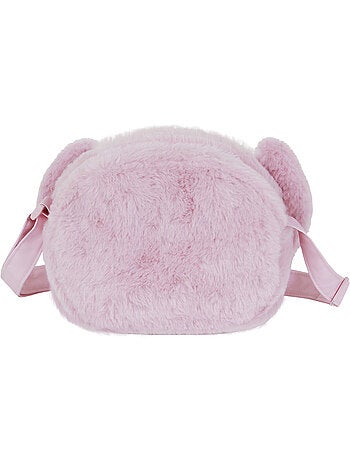 Disney Lilo y Stitch Angel Heart Mini Bolso Bandolera Plush, Rosa