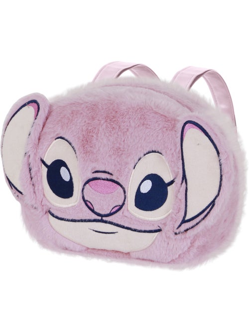 Disney Lilo y Stitch Angel Heart Mochila Plush Face, Rosa - Kiabi