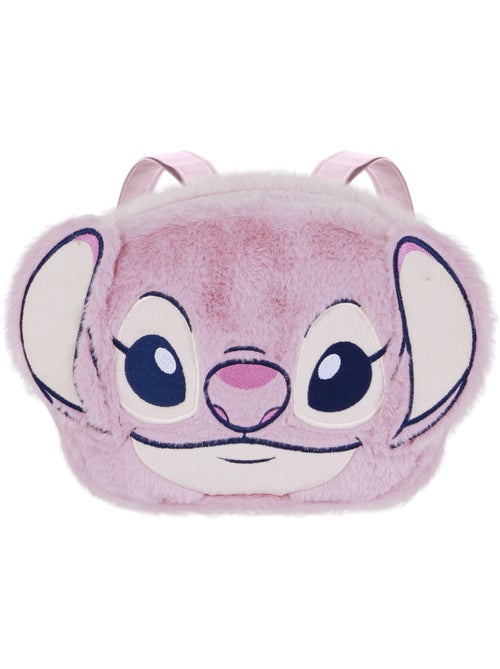 Disney Lilo y Stitch Angel Heart Mochila Plush Face, Rosa - Kiabi
