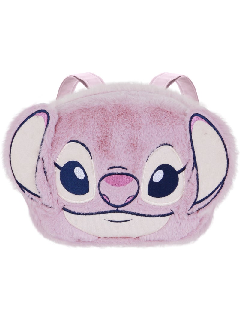 Disney Lilo y Stitch Angel Heart Mochila Plush Face, Rosa Rosa - Kiabi