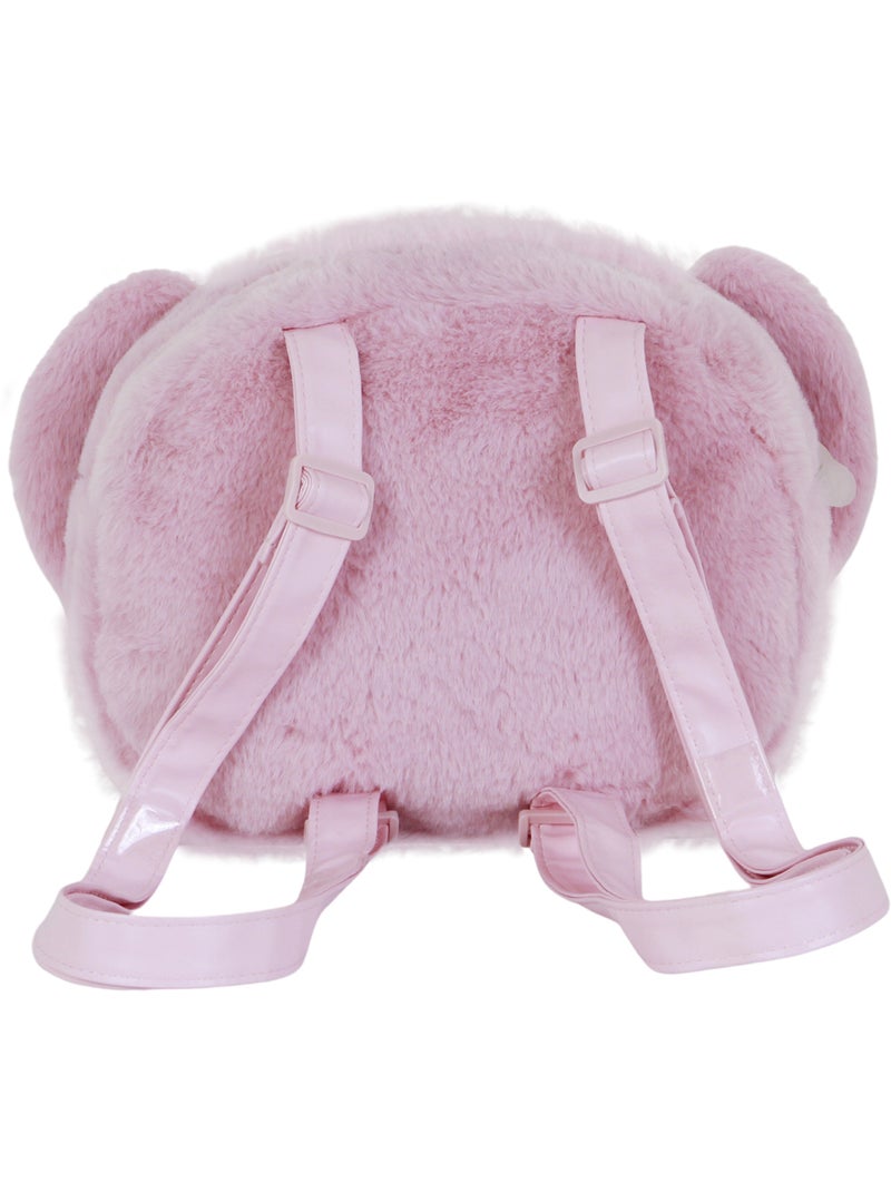 Disney Lilo y Stitch Angel Heart Mochila Plush Face, Rosa Rosa - Kiabi