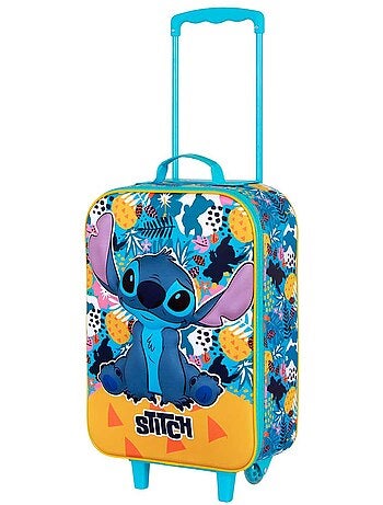 Disney Lilo y Stitch Colors Maleta Trolley Soft 3D, Turquesa