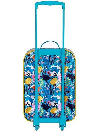 Disney Lilo y Stitch Colors Maleta Trolley Soft 3D, Turquesa