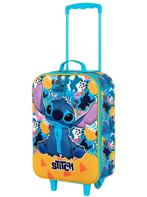 Disney Lilo y Stitch Colors Maleta Trolley Soft 3D, Turquesa - Kiabi