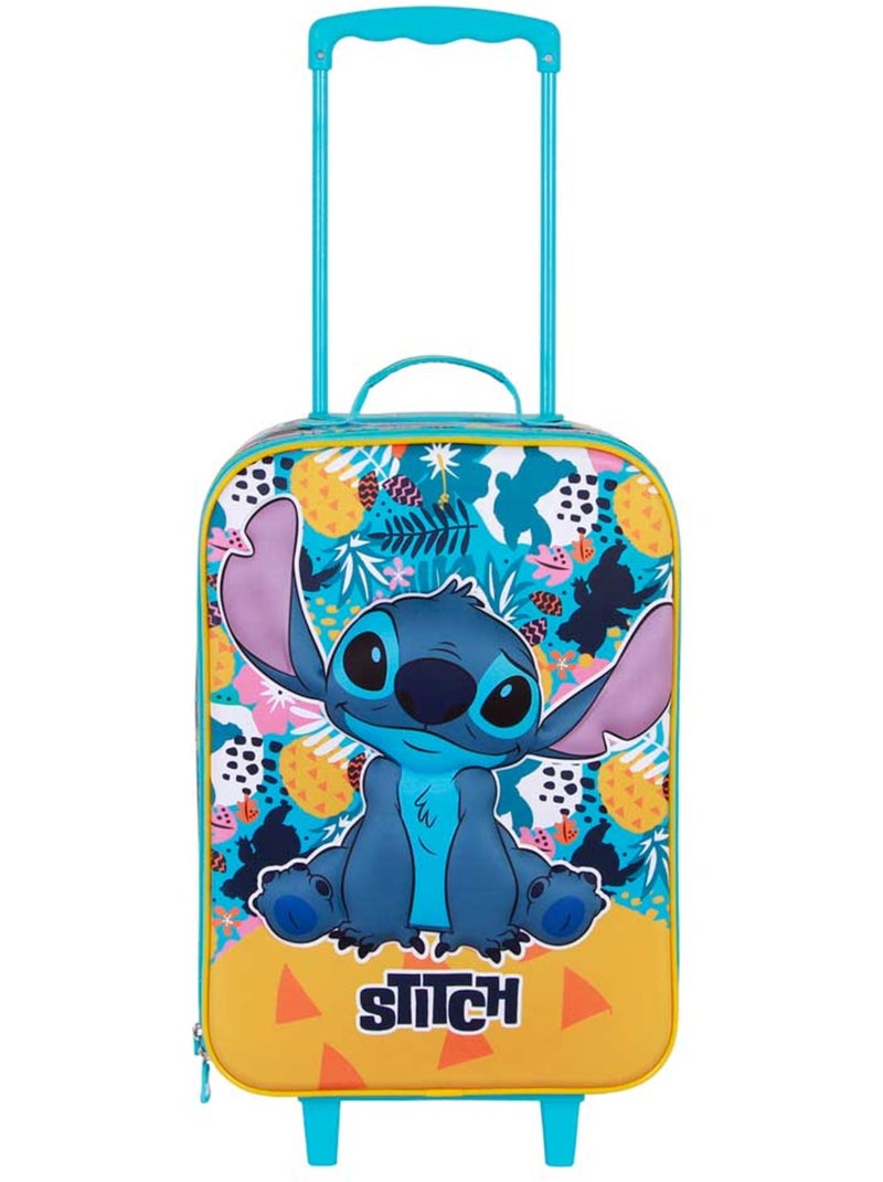 Disney Lilo y Stitch Colors Maleta Trolley Soft 3D, Turquesa Azul turquesa - Kiabi