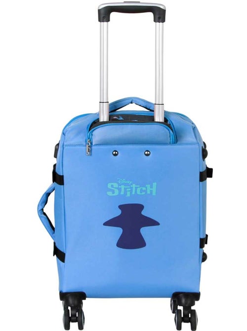 Disney Lilo y Stitch Face Maleta de Cabina 4 Ruedas, Azul - Kiabi