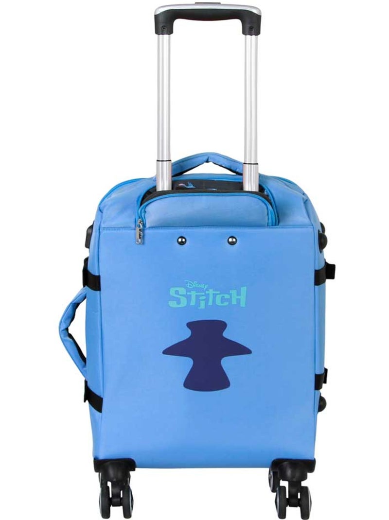 Disney Lilo y Stitch Face Maleta de Cabina 4 Ruedas, Azul Azul - Kiabi